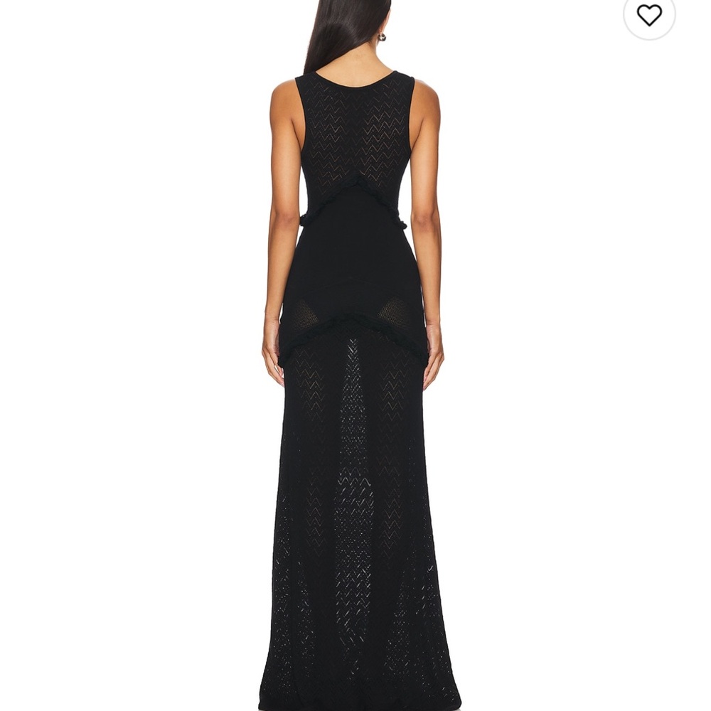 House of Harlow 1960 Mags Maxi Dress in Black - Picture 3 of 11